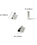 Durable Aluminum Arrow Inserts For.244 To.246 Inch Shafts With 5/16 Inch Field Points And Eight Thirty Two Threads 24 Pack