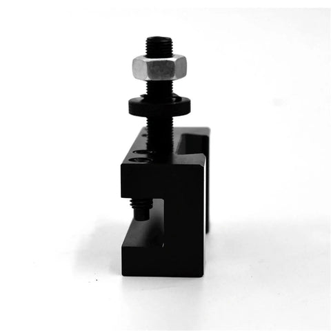 Heavy Duty Oversize Turning Facing Tool Holder For Wedge Type Quick Change Metal Lathe Post Up To 12 Inch Swing with steel components.