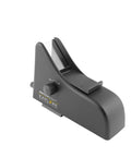 Reflex Sight For Telescopes With Multi Dot Reticle For Vixen Style Dovetail Base, side view, black finish.