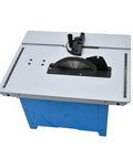 8 Inch Dead Nuts Accurate Table Saw With Kickin 1400W Motor And Slick Sliding Blade For Households, top view with adjustable settings.