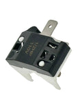 Close-up of 4.7 Ohm One Pin Refrigerator Starter Relay Kit With Overload Protector One Half HP For Danby Vissani Refrigerators Compatible With 4R7
