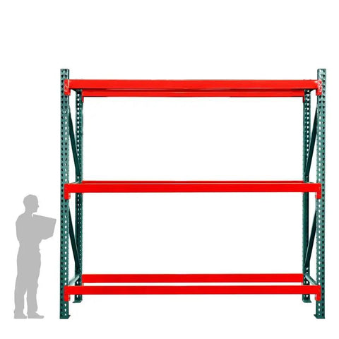 Heavy Duty Steel Pallet Rack Starter Unit Delivers On Warehouse Storage With Rock Solid 48 By 96 By 144 Inch Framing And Rust Resistant Industrial Shelving Built Like A Tank For Daily Freight Moving
