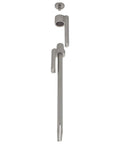 Door Saver Hinge Pin Stop for Three Inch to Four and a Half Inch Residential Hinges Satin Nickel Finish by Nuk3y