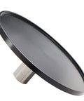 Suction cup adapter with M8 screw stud, 3.75 in diameter, aluminum alloy, for reciprocating linear actuators