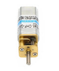 Versatile DC Gear Motor Engine With Durable Metal Construction For 3V 6V 12V Systems, showing gear design and motor shaft.
