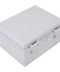 Rugged ABS Electrical Enclosure Box With Lock Dustproof IP65 Waterproof Junction Project Case for outdoor electronics, 15.4x11.4x6.3 inches