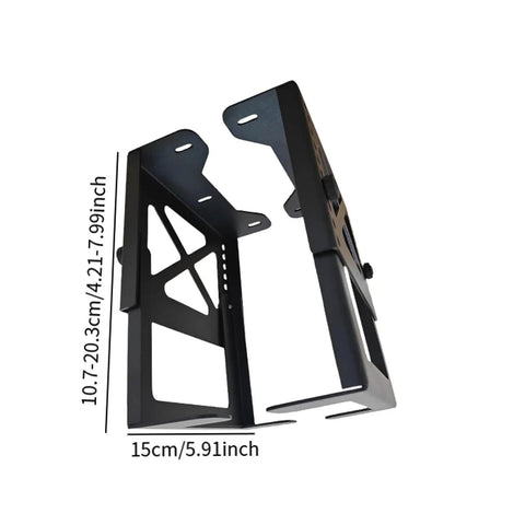 Heavy Duty Adjustable Open Frame Server Rack A Badass Setup For Nas Computers And Gaming Consoles With Pc Tower Under Desk Mount Bracket solid steel frame 10.7cm height