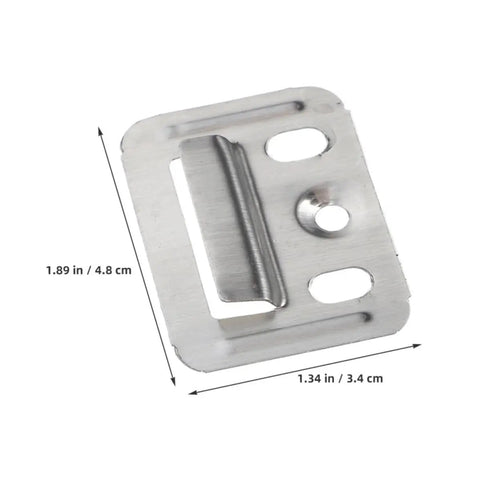 100 Pack Stainless Steel Wall Panel Clips For Home And Office Makes Renovations A Breeze No Sweat Installs Keep Walls Solid Durable Drywall Fixtures Worth Every Penny That Kickass Value For Serious Projects, 1.89 x 1.34 inches.
