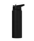Storage Woes Take A Backseat No Cap With This Dual Wall Stainless Steel Insulated Water Bottle That Keeps Drinks Hot Or Cold Dishwasher Safe BPA Free Leak Proof Flip Lid With Straw Black
