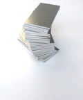 Stack of 24 Premium Aluminum Welding Practice Coupons 5052 Aluminum 2x4 Inch Pack Of 24 For MIG TIG Stick Arc Gas Brazing Training