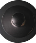Rock Solid Twist Close Bathtub Drain Trim With One Hole Overflow Faceplate And Universal Connector In Quality Oil Rubbed Bronze Finish Built Tough Fifty Pack top view of twist close trim with knob.