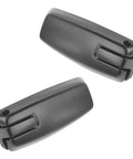 Ford Liftgate Window Glass Hinge Pair for Rear Hatch Fits Left and Right Sides Easy Install Replacement for Ford Vehicles Durable Aluminum Construction and Secure Glass Support, black aluminum hinges