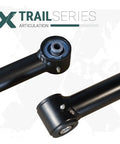 Trail Series Rear Heavy Duty Adjustable Panhard Track Bar For Ram 1500 09 And Up, Eliminates Axle Shift, Improves Stability Handling And Suspension Geometry, Features Hybrid Joint Blue Finish, black steel bar with hybrid joint ends
