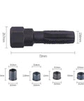 Beefed Up Thread Repair Kit With Reamer And Tap For Damaged Threads, Four Steel Inserts For Reliable Long Lasting Restoration