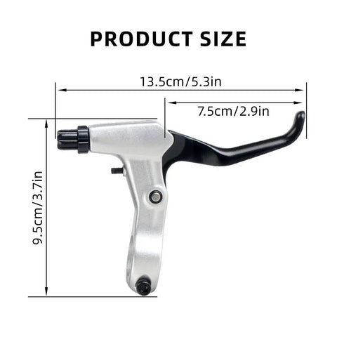 Universal 22mm Bike Brake Levers Set For Road Mountain BMX And Hybrid Bikes Aluminum Handbrake Levers 1 Pair Fits 22mm Handlebars