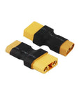 4 Pack XT60 To XT90 Battery Adapter Connectors For RC Lipo, ESC And Charger, Converts XT60 To XT90 For FPV Drones, Cars, And NiMH Batteries