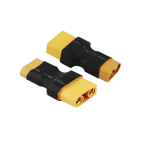 4 Pack XT60 To XT90 Battery Adapter Connectors For RC Lipo, ESC And Charger, Converts XT60 To XT90 For FPV Drones, Cars, And NiMH Batteries