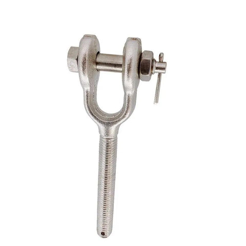 No Nonsense 1 1/2 Inch Stainless Steel Turnbuckle Jaw Style Drop Forged Right Hand Thread 17000 Lb Working Capacity detail view