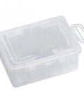 Clear storage box for organizing Fifty Pack Solid Wood Pocket Hole Plugs Blend Into A Legit Clean Finish On Any Woodworking Build.