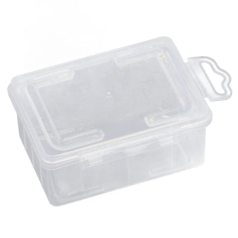 Clear storage box for organizing Fifty Pack Solid Wood Pocket Hole Plugs Blend Into A Legit Clean Finish On Any Woodworking Build.