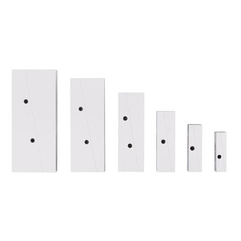Six Piece Adjustable Parallel Set For Machinists, Precision Ground Parallels From 3/8 To 2-1/4 Inches, Hardened Steel Build, High Accuracy With Plus Minus 0.0005 To 0.0010 Inch Tolerances
