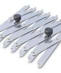 Mk2 Equidistant Measuring And Marking Tool With Center Point Finder For Quick Even Spacing Of Screws Nails Hooks Dowels Pins And Fixings