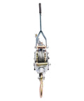 Front view of 5 Ton Heavy Duty 3 Hook Steel Cable Dual Gear Power Puller For Workshops And Construction Sites Automotive Hoist Cable Puller For Machine Shops Built To Haul With Smooth Operation