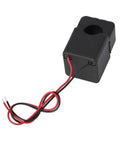 Straight Up Heavy Duty Split Core Current Transformer PZCT-02 100A Energy Meter Clamp Sensor with wires for quick installation.