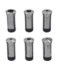Six Pack Precision 5C Square Collet Set One Quarter To Three Quarters Inch For CNC Milling Machines And Engraving Stations High Quality Spring Steel Mill Chuck Holder Kit