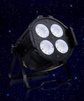 Heavy Duty 200W LED Flood Light Featuring Smooth Adjustable 25 Degree Beam Angle For Nightlife Bars Theater Stages And Commercial Venues Crisp 5600K Cool White Aluminum Spotlight with four lenses