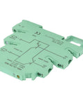NPN To PNP Converter Module For PLC IO Level Shifting And Polar Sensor Interface MRI 24TR INV, slim 6.2mm, green casing