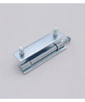 Heavy Duty Electric Switchgear Box Control Panel Enclosure Door Hinges Built Like A Tank Automation Equipment Hardware Top Shelf Replacement Set metallic hinge with bolts, designed for durability in industrial setups.