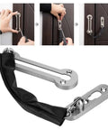Installation steps of Heavy Duty Stainless Steel Door Chain Lock With Anti Theft Slide Bolt For Apartment Security.