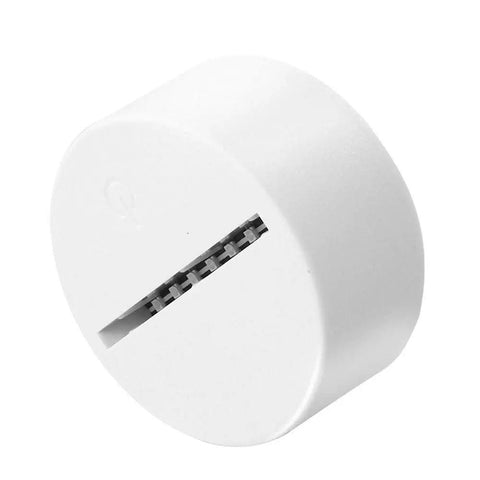 White 20 Pack 3D Night LED Light Lamp Base With Remote And USB Cable, shown on a white background