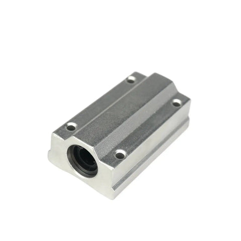 Linear Bearing Slides SCS20UU 20mm Length for CNC Parts and 3D Printer Upgrades, Precision Tooling for DIY Rigs, Robotics, and Auto Equipment, For Smooth Sliding, Reduced Play, and Durable Performance in Demanding Builds, 20mm metal bearing block