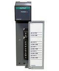 Front view of Four Channel Analog Current Output Module For PLC Expansion 4 To 20mA Control of Valves Drives and Actuators, with terminal block.