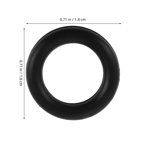 20-Piece Hydraulic Jack O-Ring Kit Rubber Seals For Bottle Jacks And Floor Jacks 0.7 Inch OD 0.5 Inch Lift