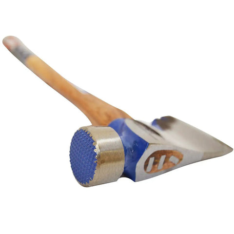 Rig Builders Hatchet For Field Work With 3-3/8 Inch Cutting Edge, 1-3/4 Pound Head, 17-5/8 Inch Hickory Handle, Milled Face, Made In United States