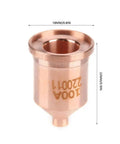 Five Piece Plasma Cutter Nozzle Tips Kit For MAX1650 Pro Grade Copper Construction close-up