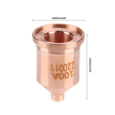 Five Piece Plasma Cutter Nozzle Tips Kit For MAX1650 Pro Grade Copper Construction close-up