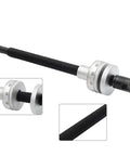 Micro Screw Nut Assembly Quill Stop For Milling Machines Bridgeport Compatible Mill Part Metal Black And Silver Finish Durable Wear Resistant Rustproof Construction Easy To Install Long Life Tooling Upgrade Top Notch Pro Grade, 210 mm