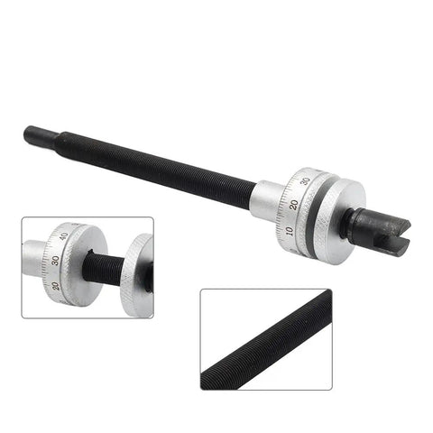 Micro Screw Nut Assembly Quill Stop For Milling Machines Bridgeport Compatible Mill Part Metal Black And Silver Finish Durable Wear Resistant Rustproof Construction Easy To Install Long Life Tooling Upgrade Top Notch Pro Grade, 210 mm