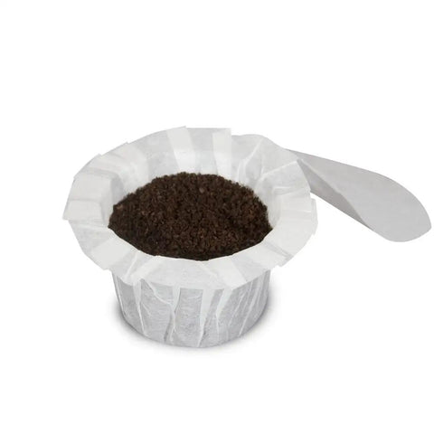 EZ Cup Disposable Paper Filters With Patented Lid For Reusable Coffee Pods, 4 Pack, 200 Filters, Mess Free Cleanup For Home Baristas And Office Coffee Lovers