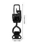Heavy Duty Adjustable Toggle Clamp Pull Latch For Tool Boxes And Industrial Equipment with dimensions shown