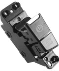 Electric Parking Brake Actuator Switch With Crisp Button Feedback Plug And Play Handbrake Controller showing black plastic construction and clear button labels.