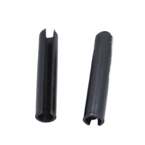 Heavy Duty Slotted Spring Pins Set In Steel Straight Elastic Dowel Cotter Pins For Vibration Resistance