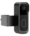 No Drill Video Doorbell Mount With Anti Theft Design And Rain Cover for Blink Gen1 and Gen2, black, side view