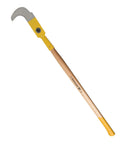 Heavy Duty 47 Inch Long Handle Weeding Sickle With 14.75 Inch Curved Steel Blade With Hook Billhook Hand Scythe for yard work