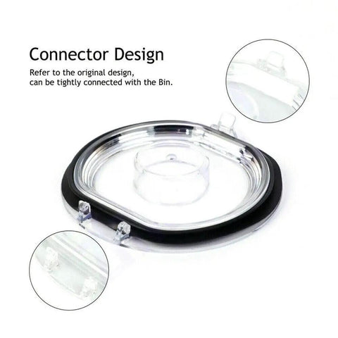 Clear Bin Lid Cap Replacement Cover With Sealing Ring For V7 V8 SV10 SV11 Vacuum Cleaners Dust Bin Door Seal Repair