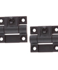 Adjustable Position Control Torque Hinge Two Pack For 43mm By 36mm Plastic Hinge With Four Pre Drilled Countersunk Holes Black E6 10 301 20 Series